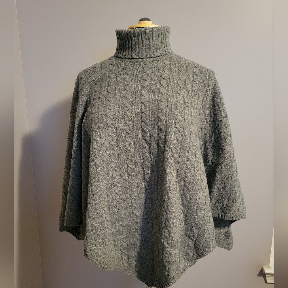Ralph Lauren turtleneck poncho